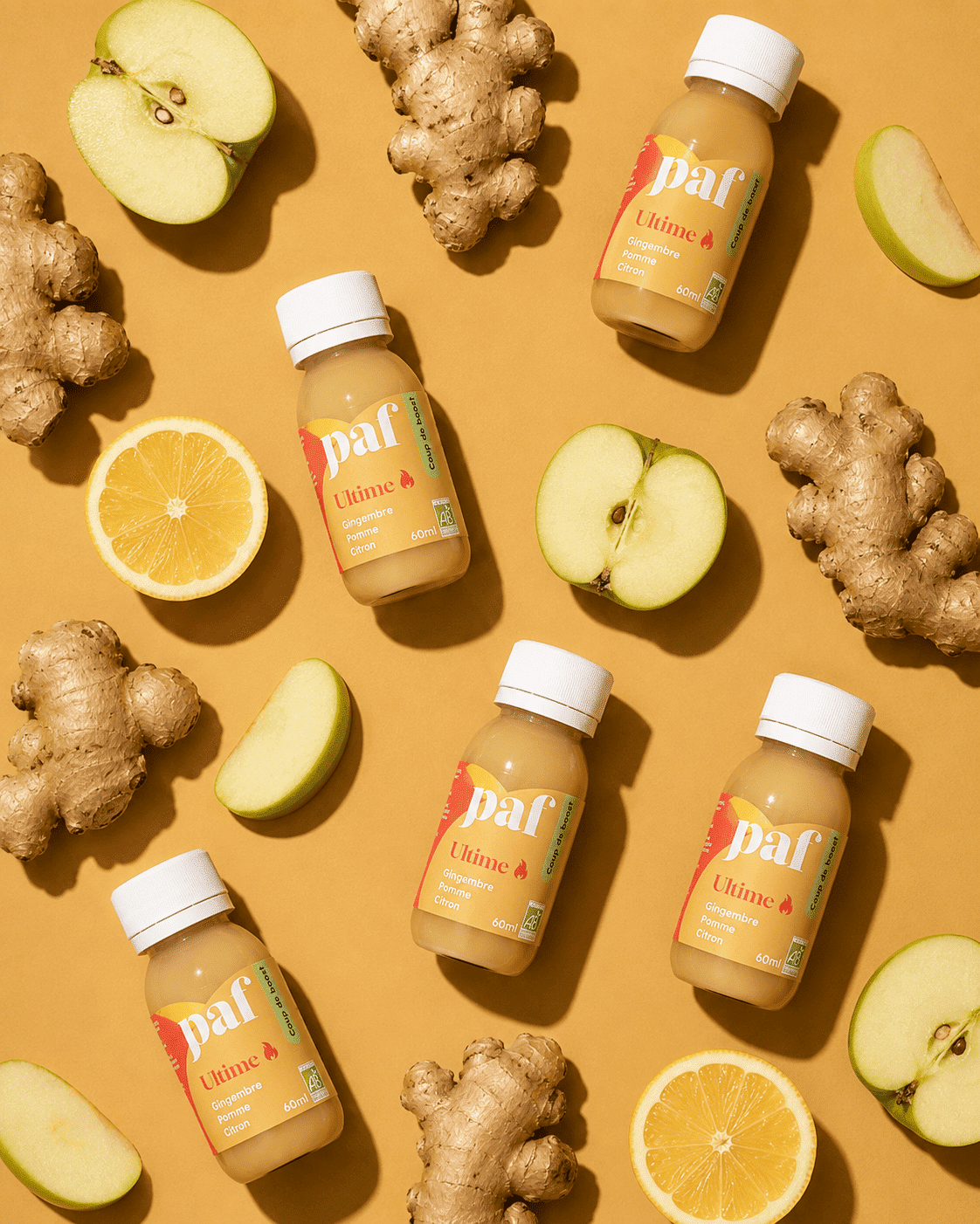 Cure de shots Ultime : gingembre 25% et citron